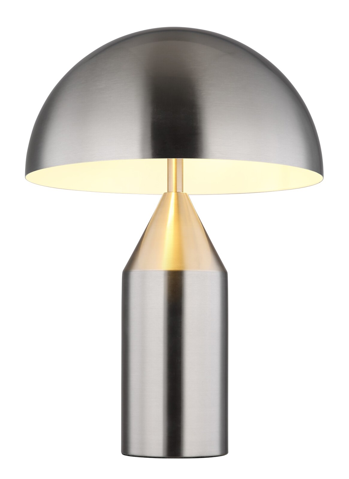 Tischleuchte - Nickel matt - 2-flammig