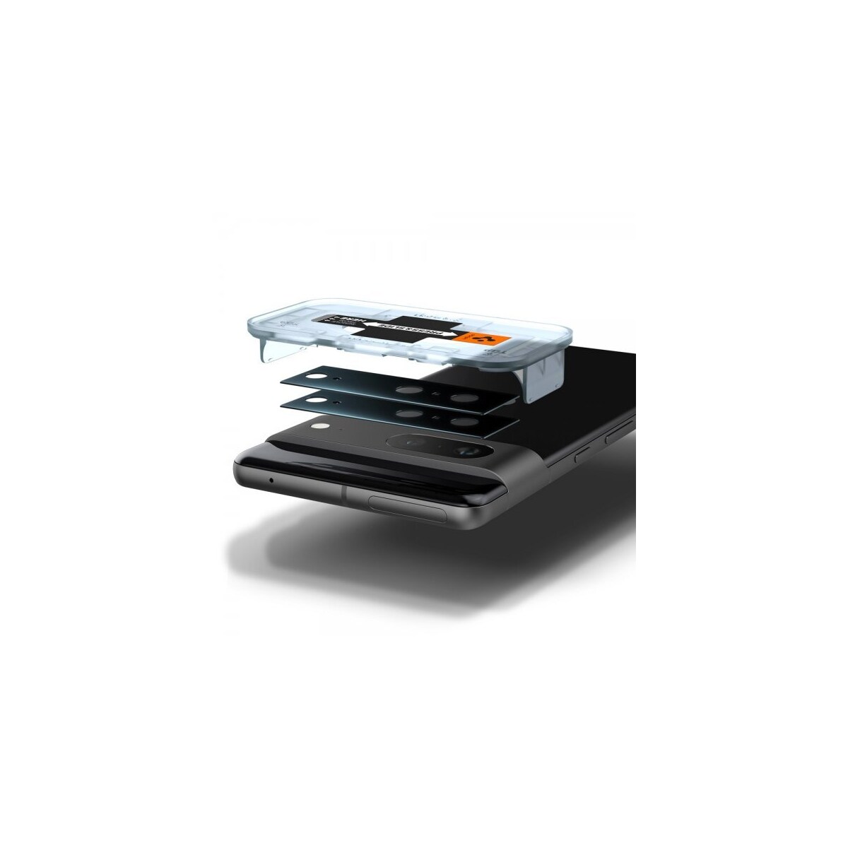 Spigen Google Pixel 7 Linsebeskyttelse Glas.tR Optik 2-pakning