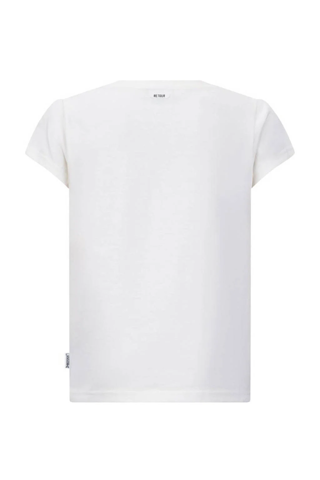 Retour Jeans T-shirt Grazia met printopdruk wit
