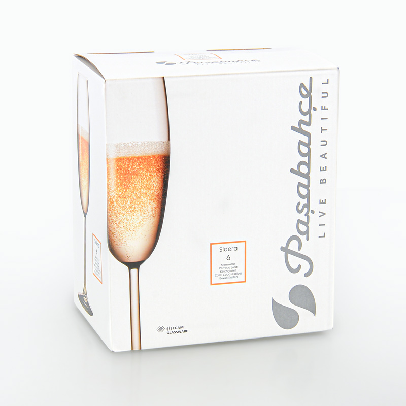 Lot de 6 flutes 'Sidera'