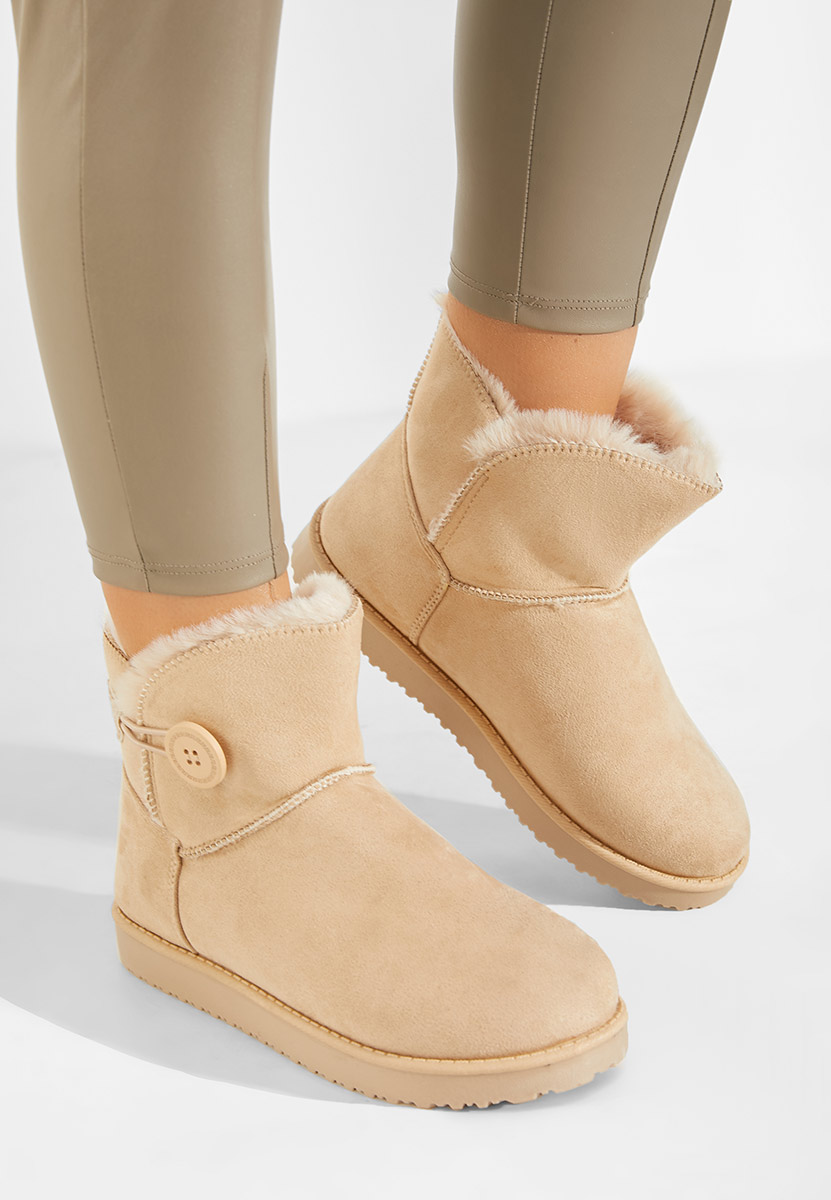Bottes de neige femme beige Troyes
