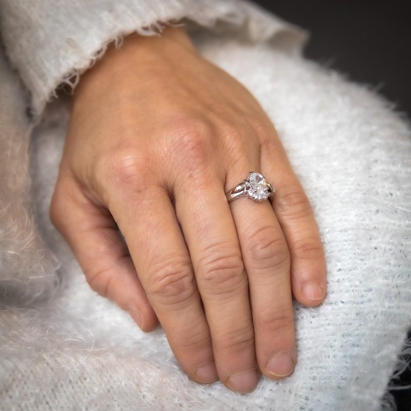 Bague Femme Rhodium VANYA