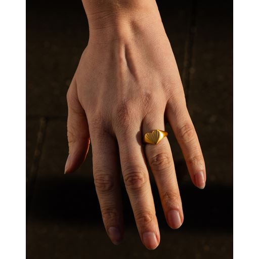 byBiehl Just Love Ring, Gold Plated, 52