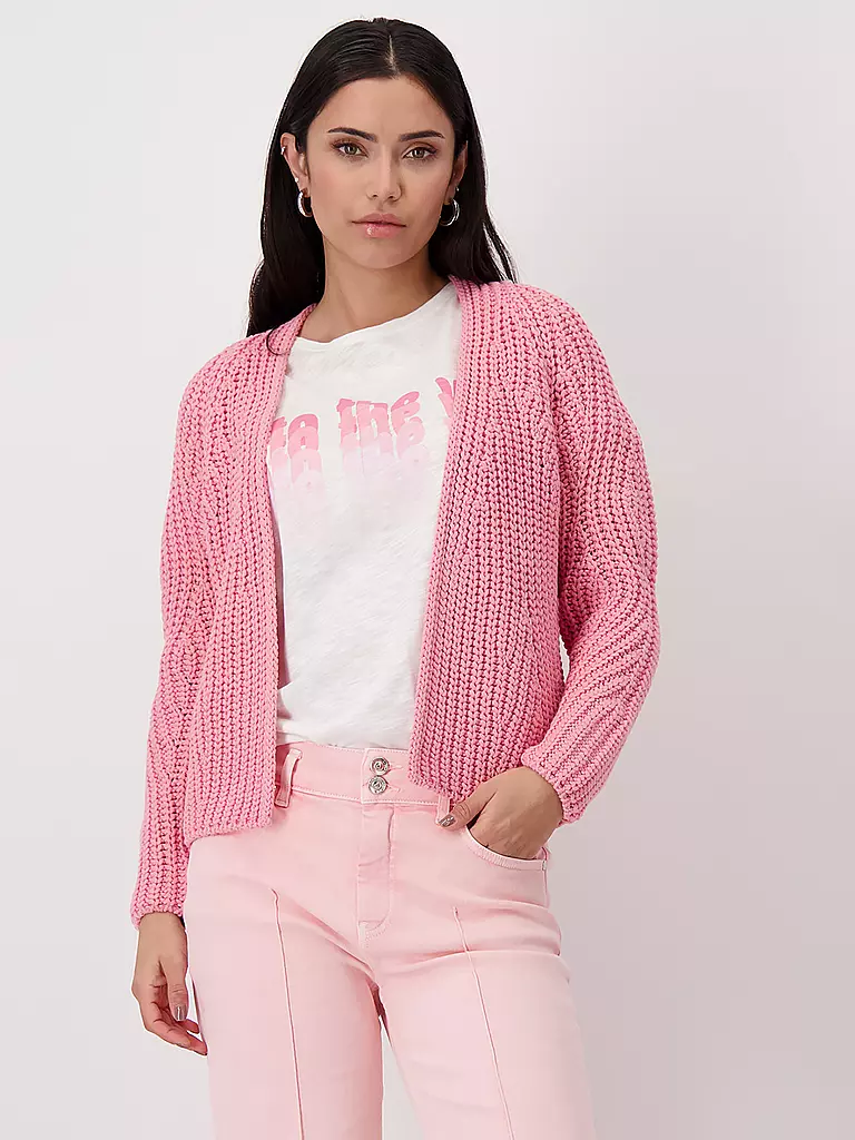 MONARI Strickjacke pink
