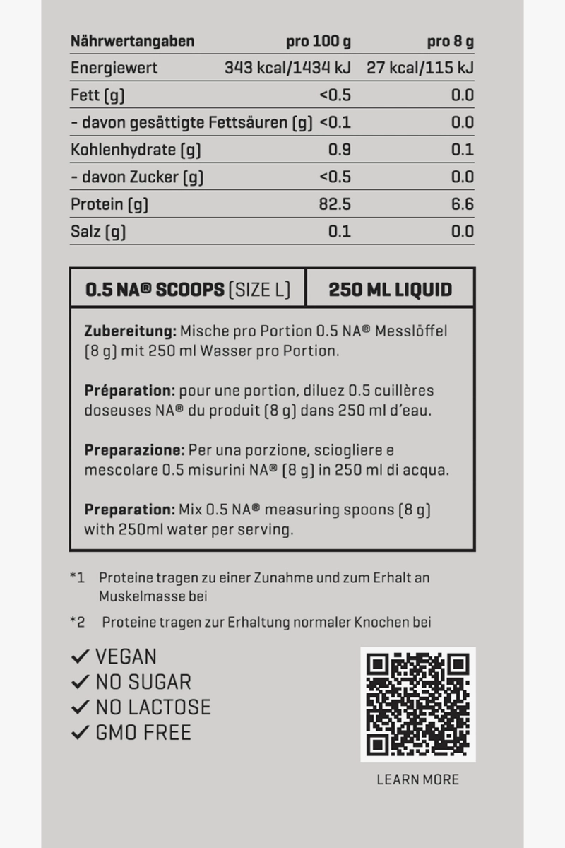 Nutriathletic NA® EAA BCAA Powder Persian Peach 300 g Getränkepulver