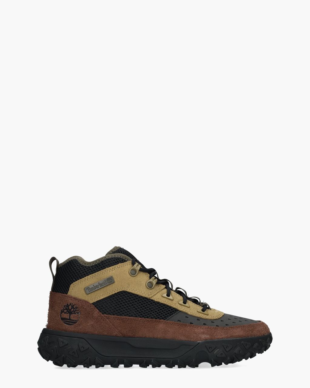 Timberland GreenStride Motion 6 Sneaker Zwart/Bordeauxrood Heren Veterboots