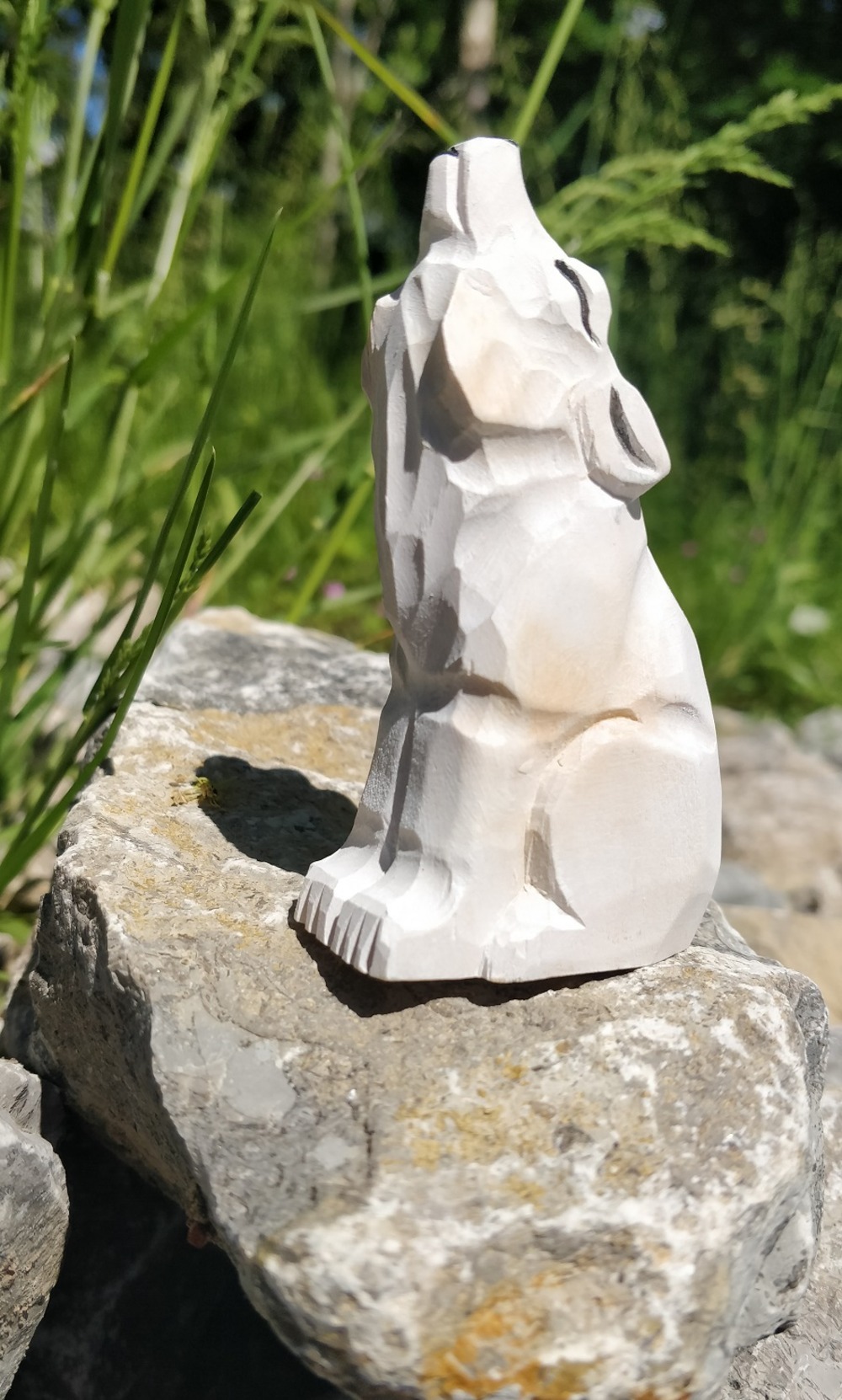 Figurine loup arctique