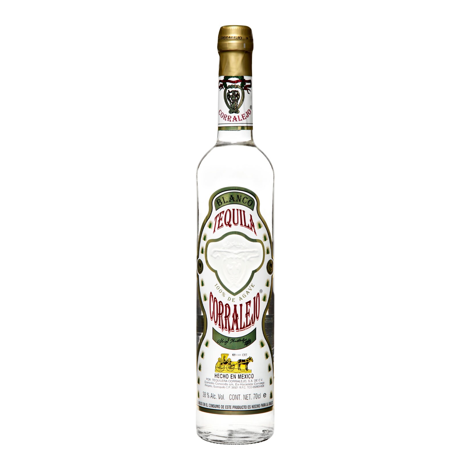 Corralejo Tequila Blanco 38,0 % vol 0,7 Liter