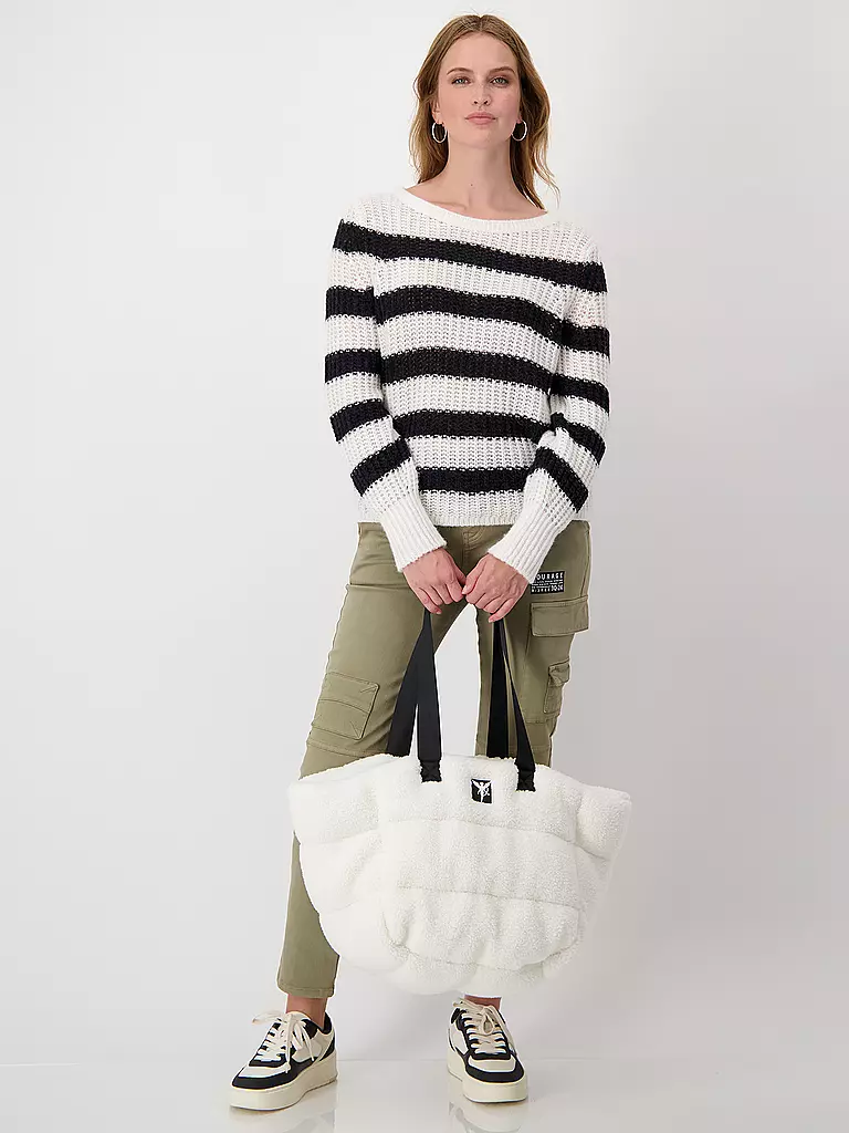 MONARI Teddyfell Tasche creme