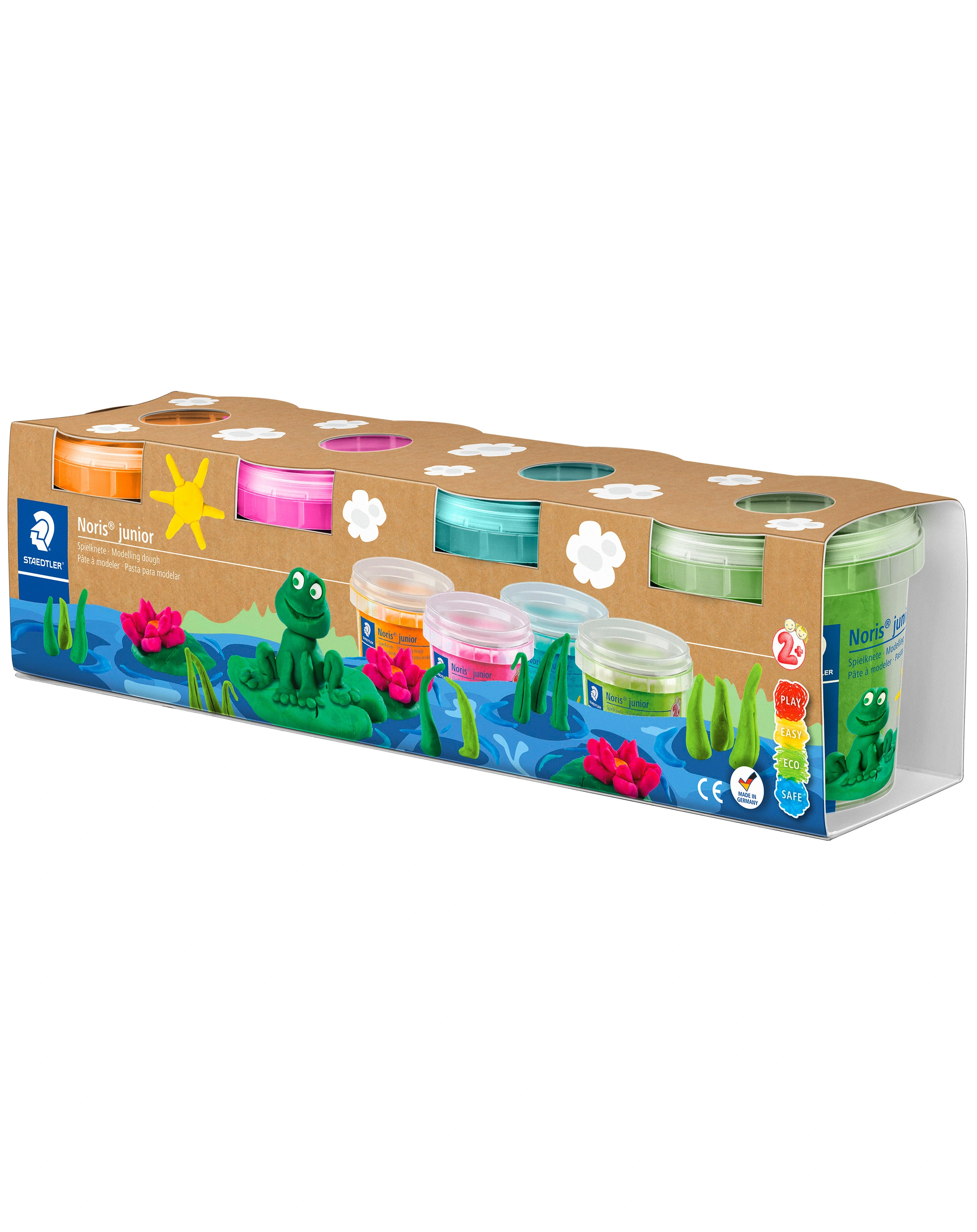 8134 02 Spielknete Noris® junior SONDERFARBE 4-teilig