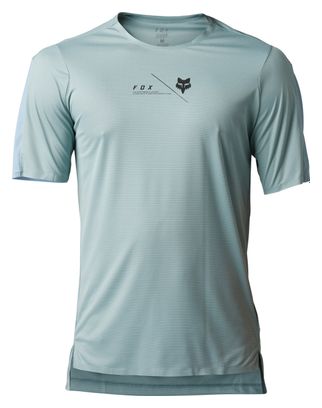 Maillot Manches Courtes Fox Flexair Pro Gunmetal Bleu