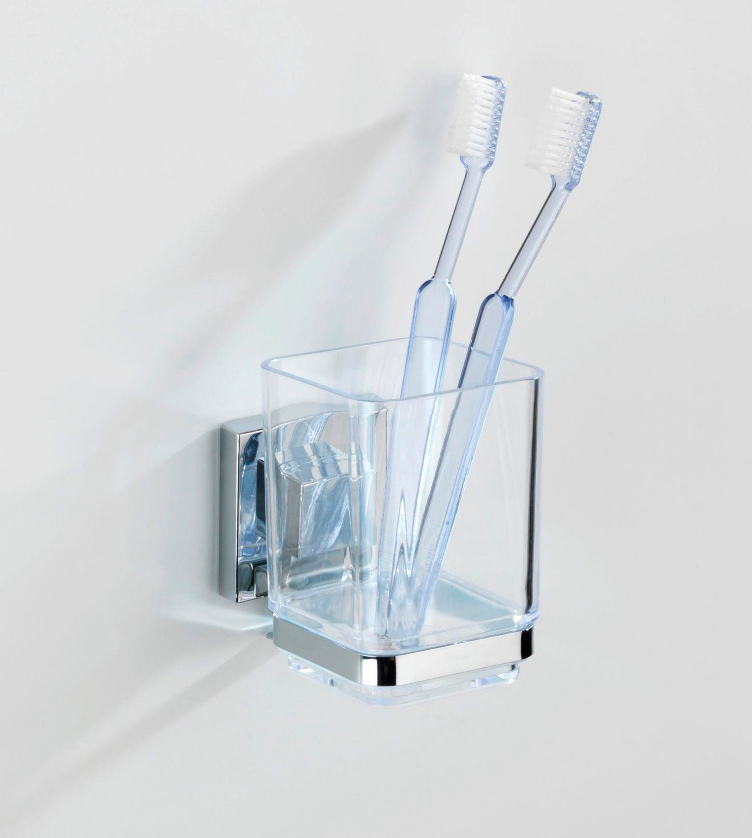 WENKO Zahnputzbecher »Quadro« Vacuum-Loc®