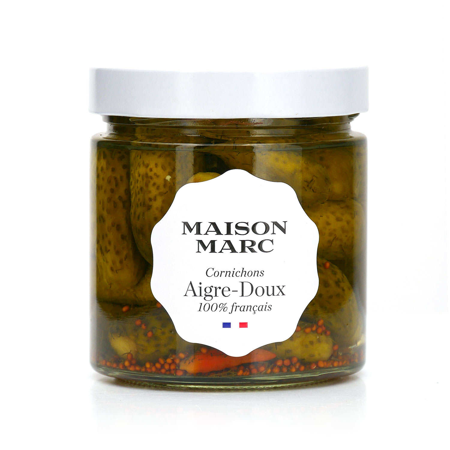 Cornichons aigres doux français