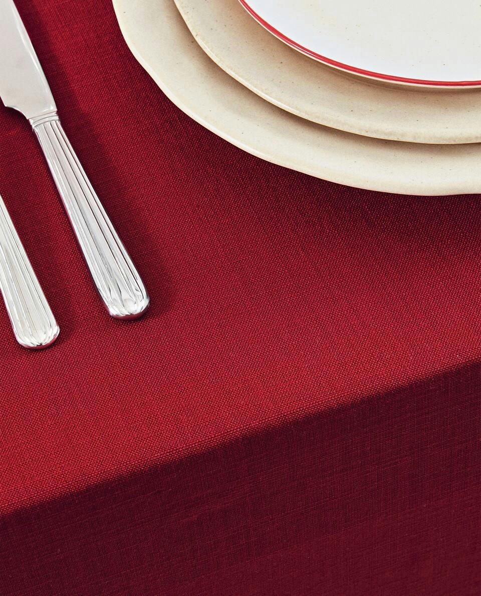 TOALHA DE MESA DE NATAL COM BONDA