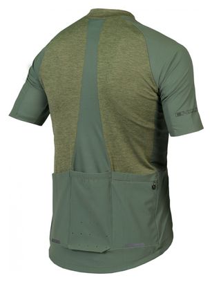 Maillot Manches Courtes Endura GV500 Reiver Vert Olive