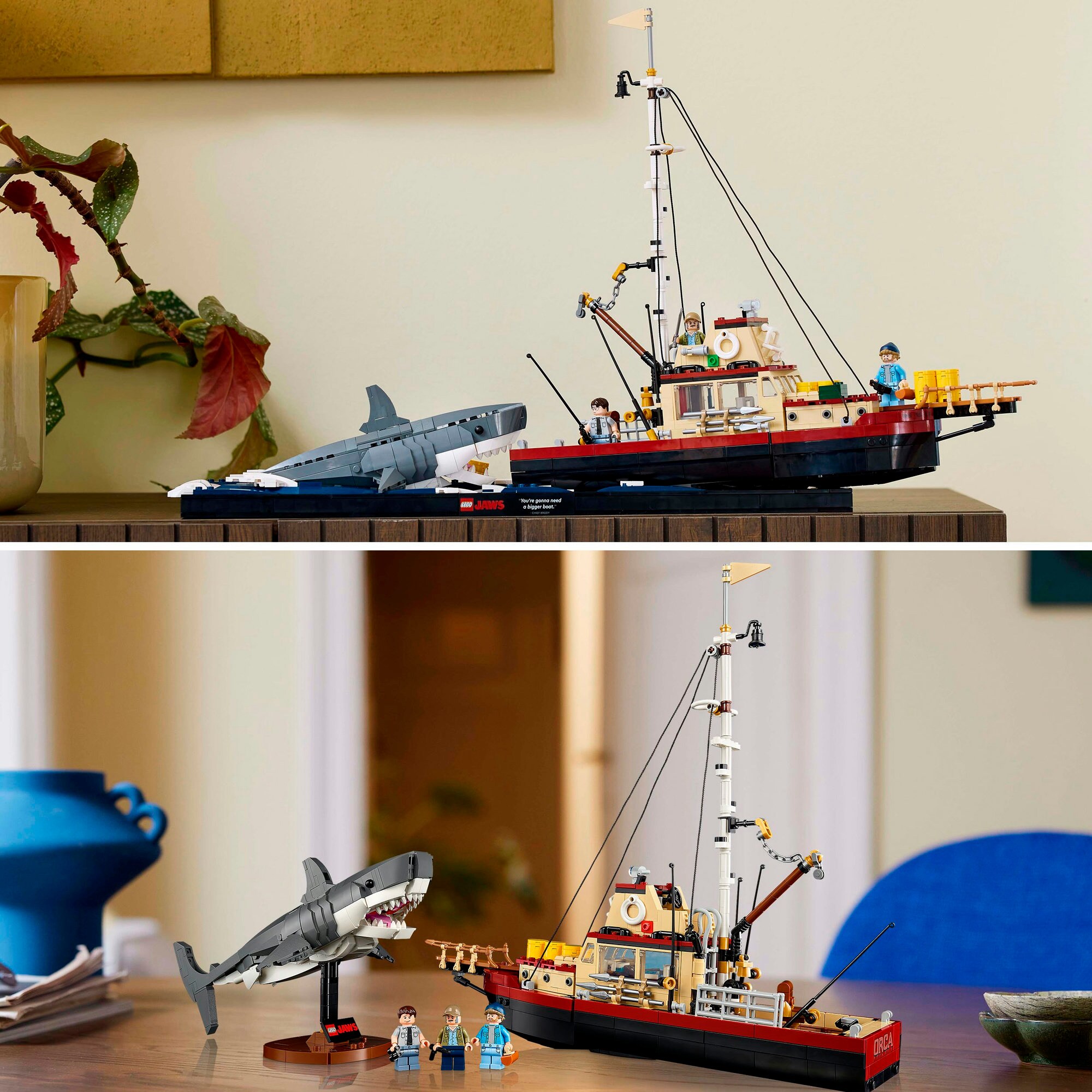 LEGO Konstruktionsspielzeug Ideas Der weiße Hai