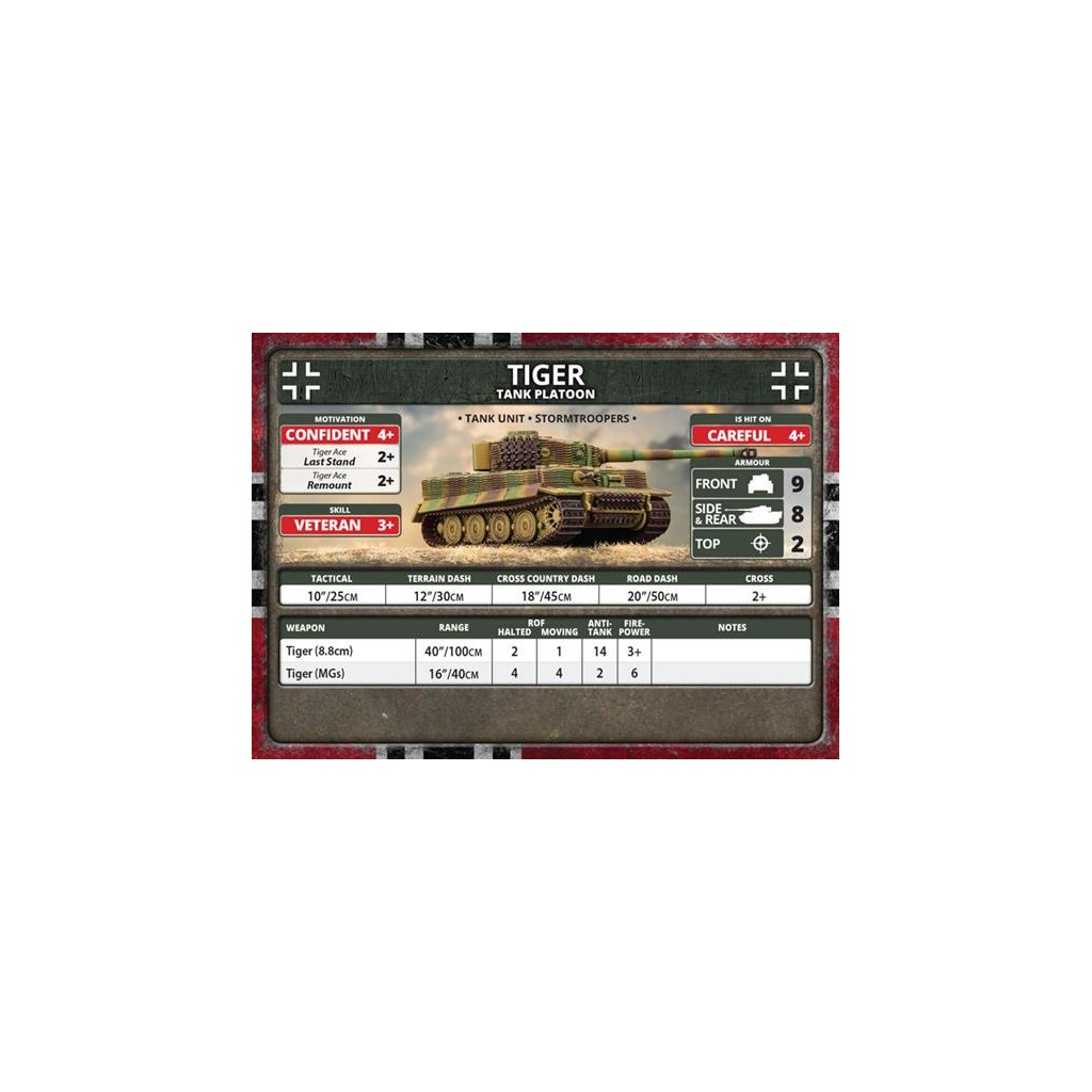 Flames of War - Tiger Heavy Tank Platoon