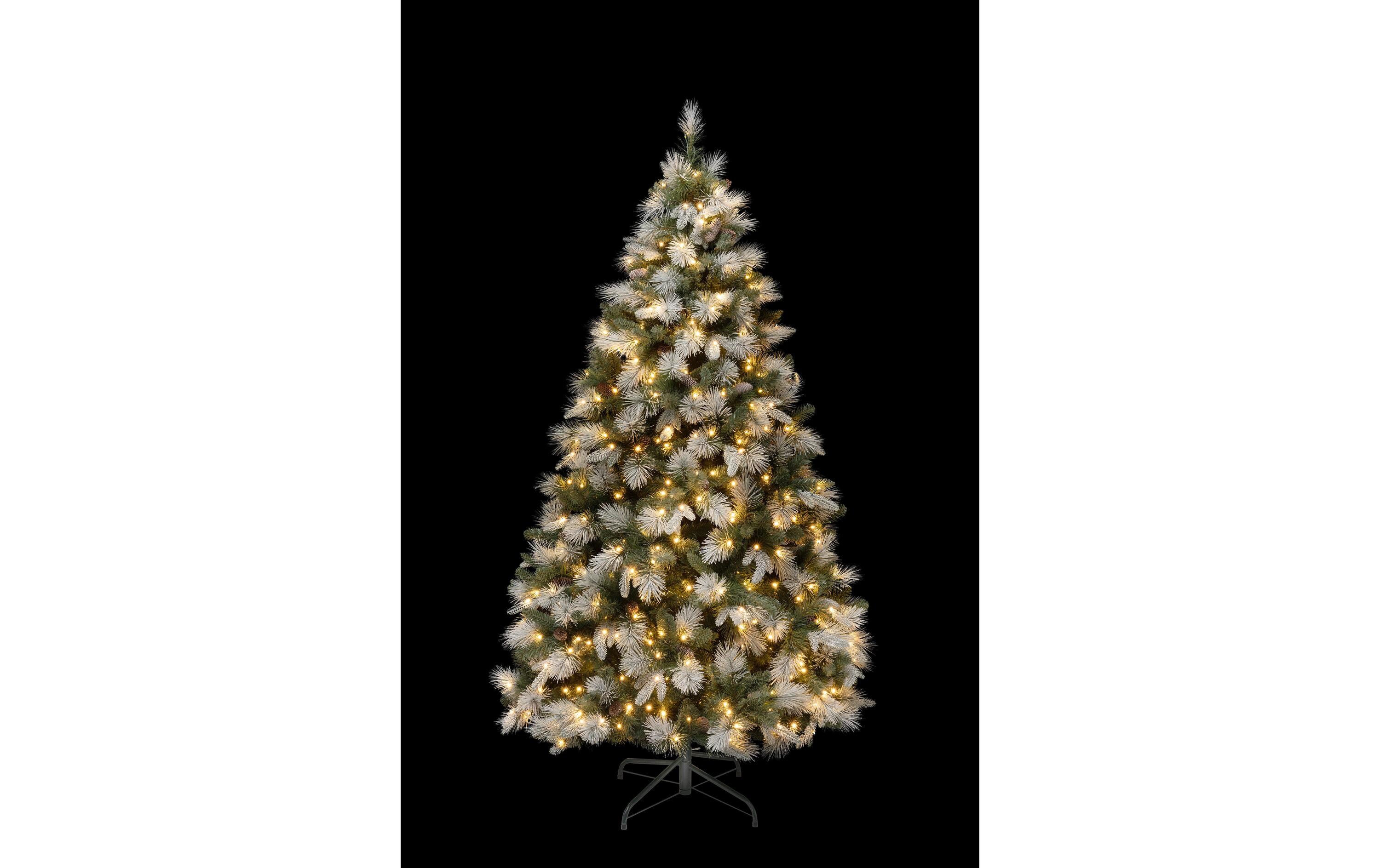 Weihnachtsbaum Frosted, 600 LEDs, 220 cm, Grün<br>LED-Weihnachtsbaum