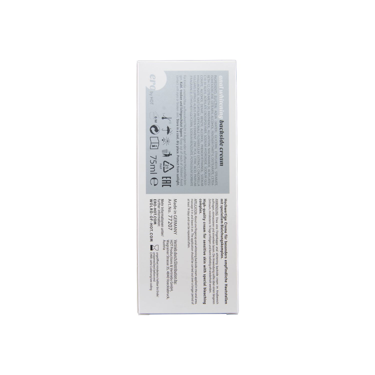 Anal WHITENING backside cream