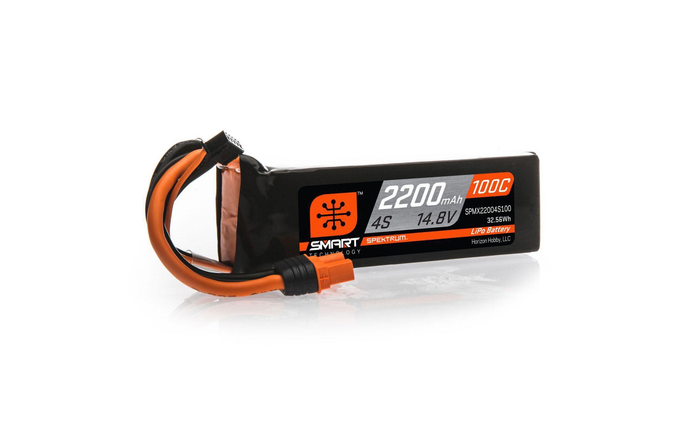 RC-Akku LiPo 2200 mAh 14.8 V 100C Smart4S LiPo-Akku für Flugmodelle