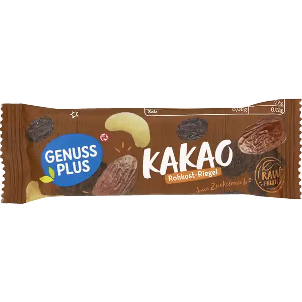 Kakao Rohkost-Riegel