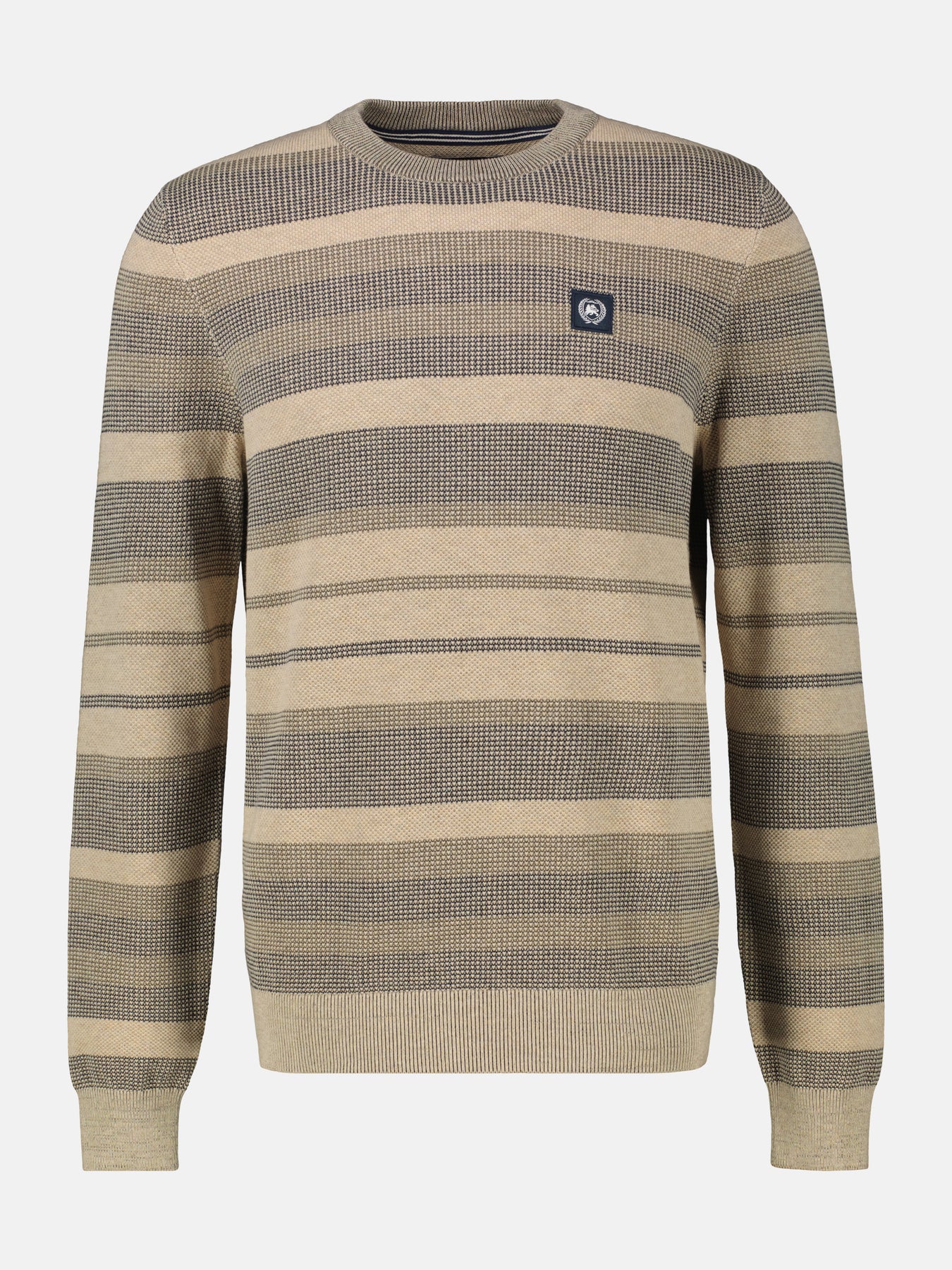 Gestreifter Strickpullover