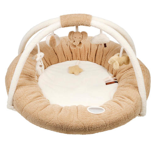 TAPIS POUF AVEC ARCHES NATUREL - BEIGE - NATTOU