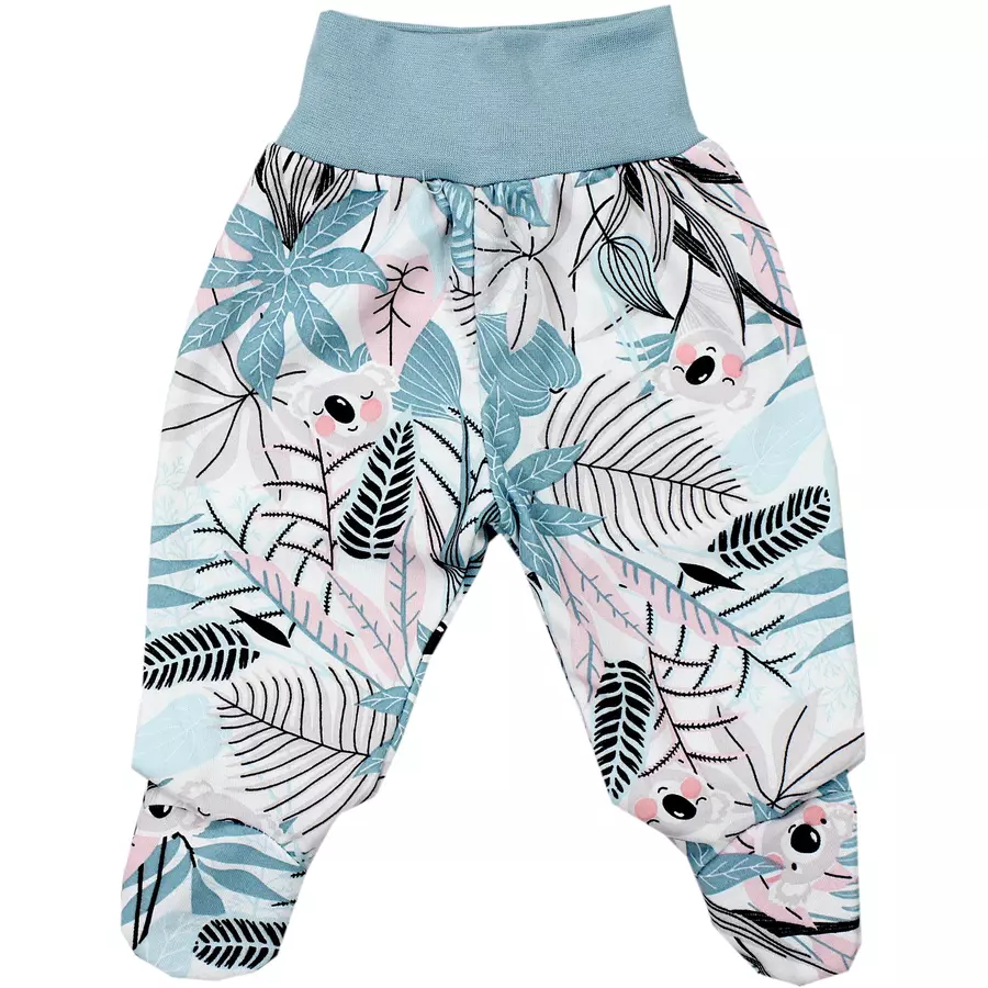 TupTam Baby Hose mit Fuß 5er Pack rosagelb