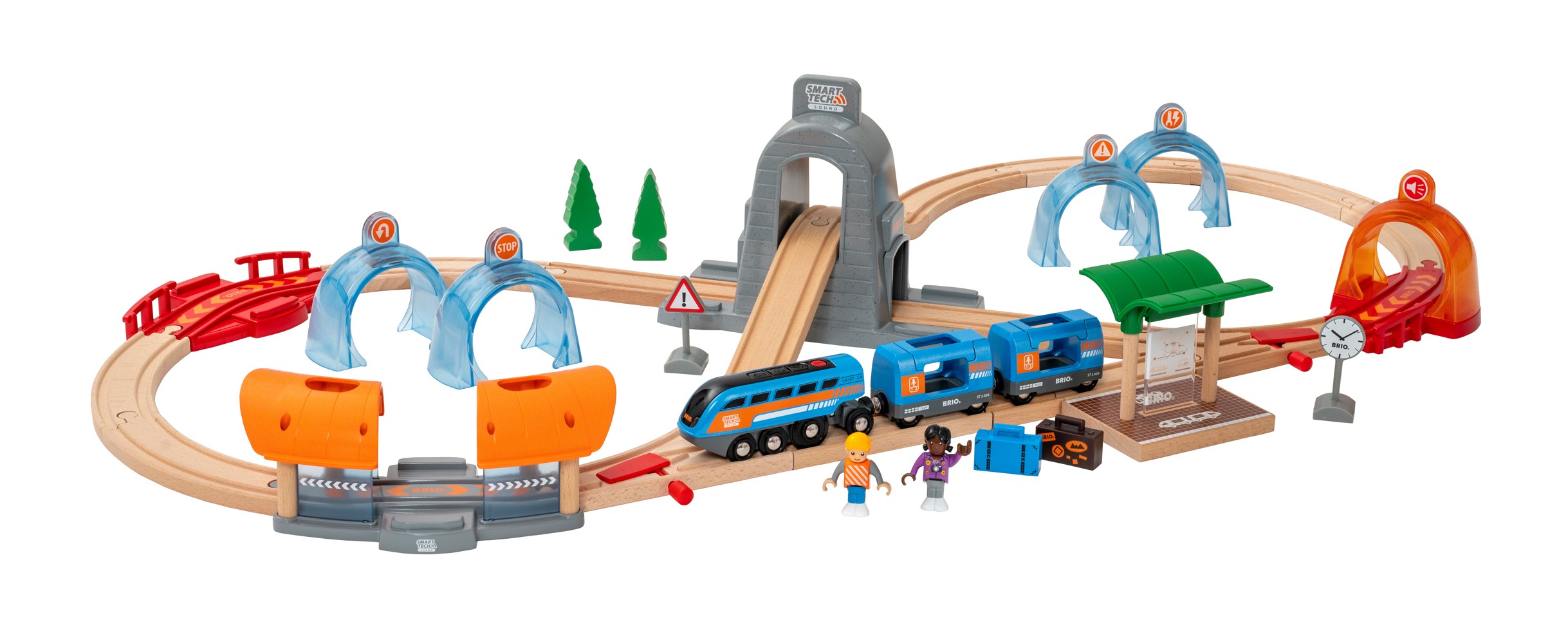 BRIO - Smart Tech Lyd action tunnel rejsesæt (33972)