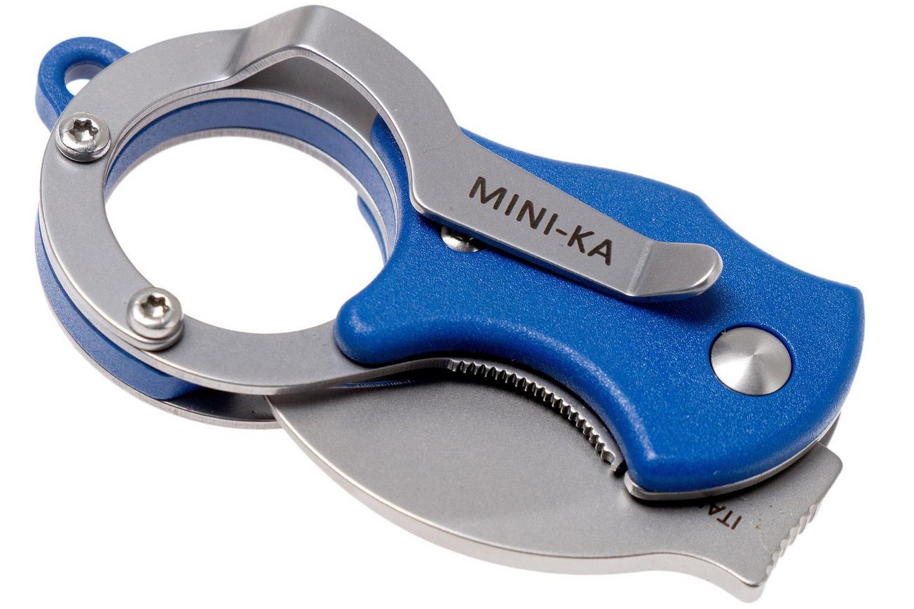 Fox Mini-KA FX-535BL Blue, karambit sleutelhangermes