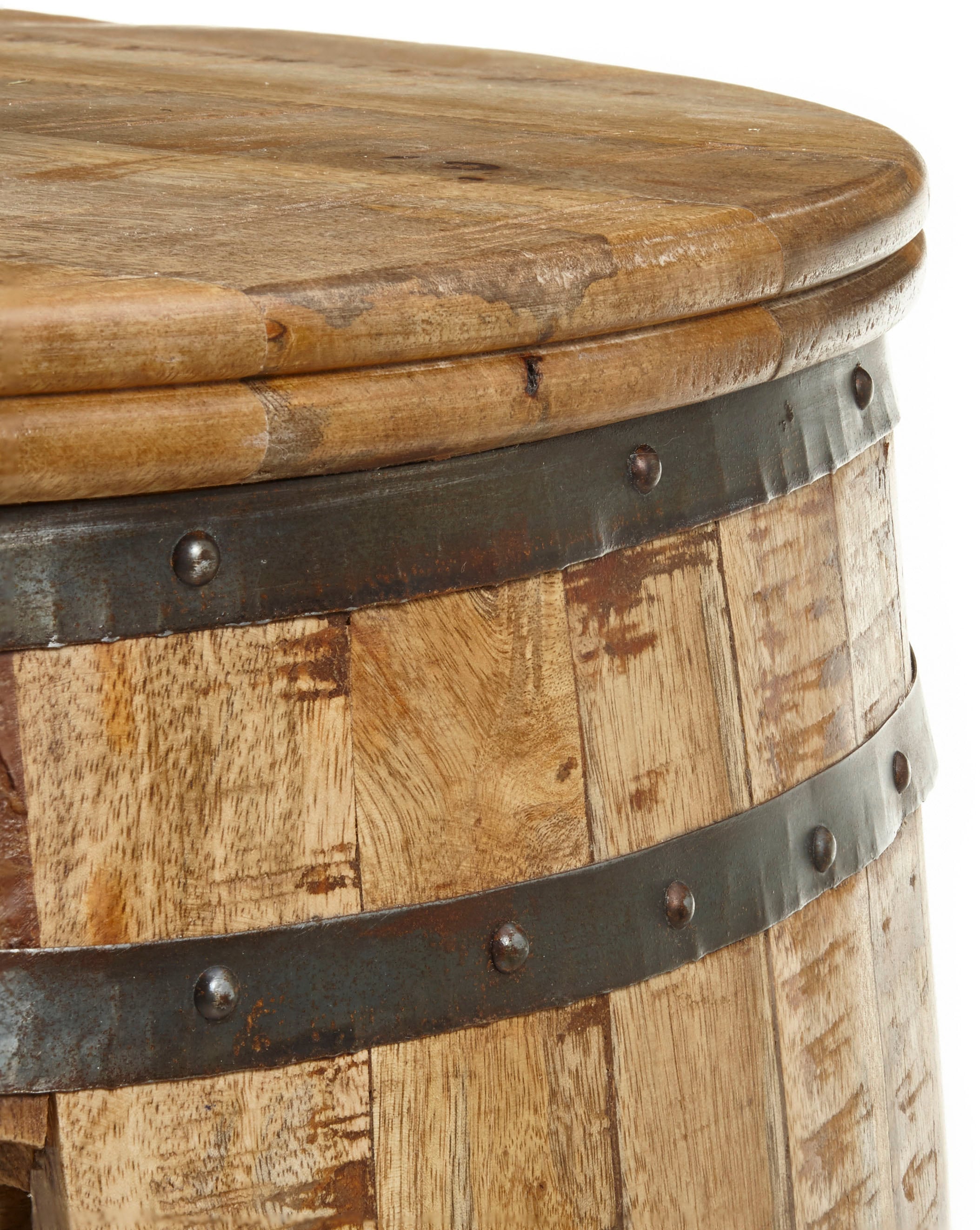 Stolkom Bartisch »Fiasko« Massivholz Mango Wood im Vintage Style