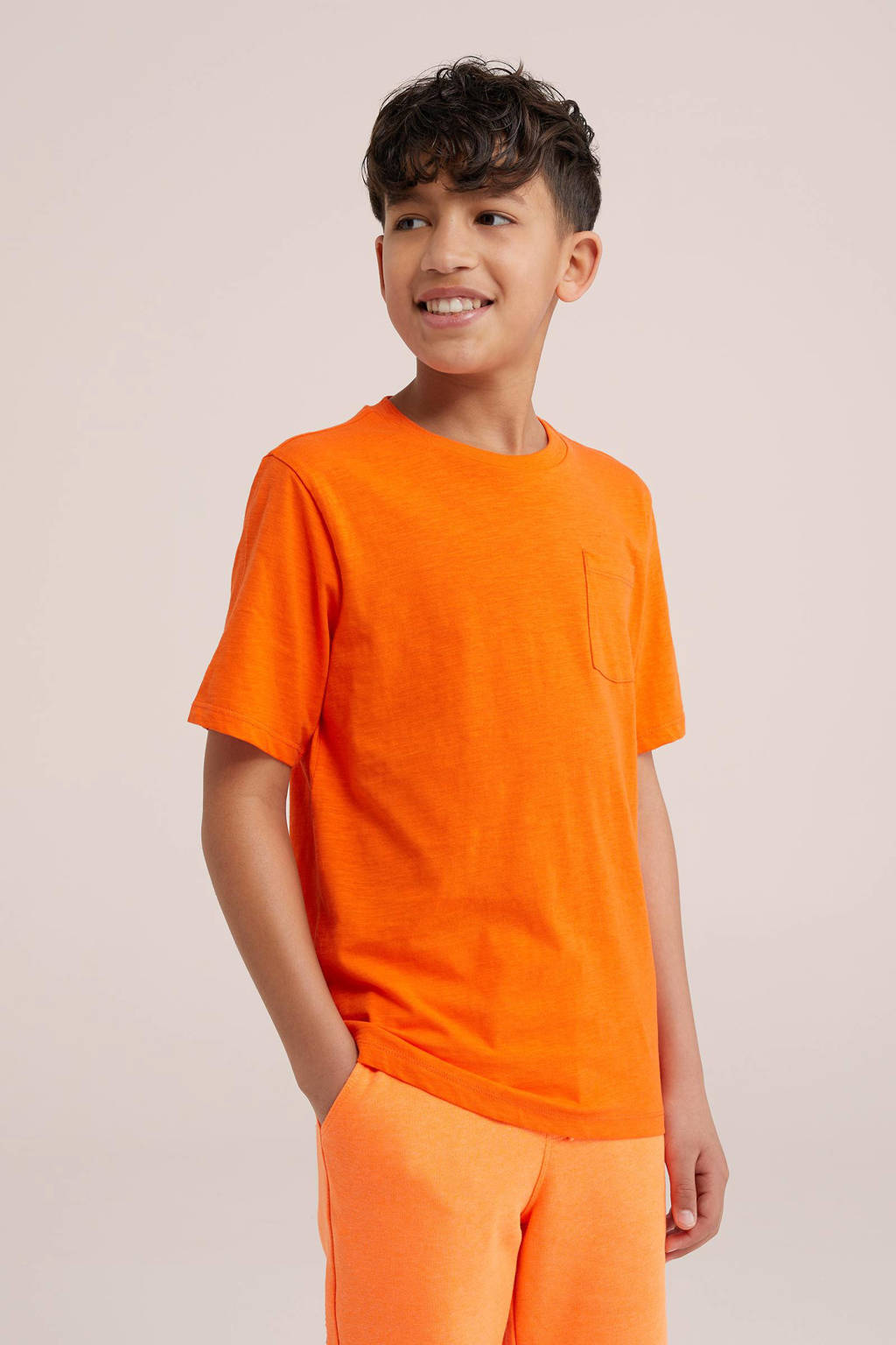 WE Fashion T-shirt oranje