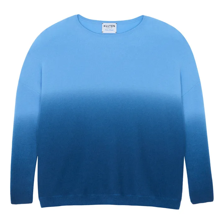 Kujten Pull Jessy Dye Cachemire | Bleu