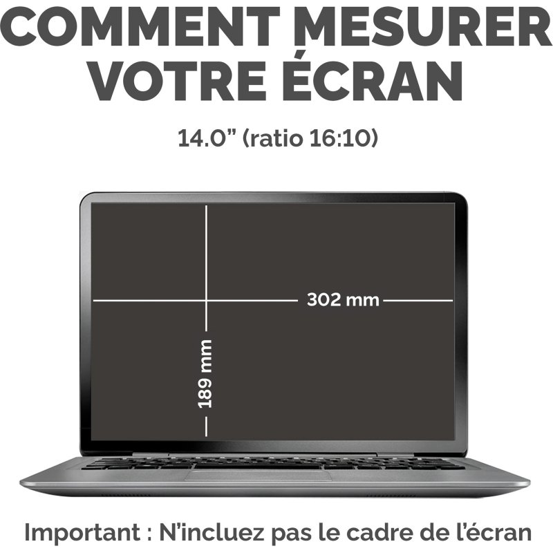 Filtre de confidentialité Fellowes PrivaScreen™ pour écran 14