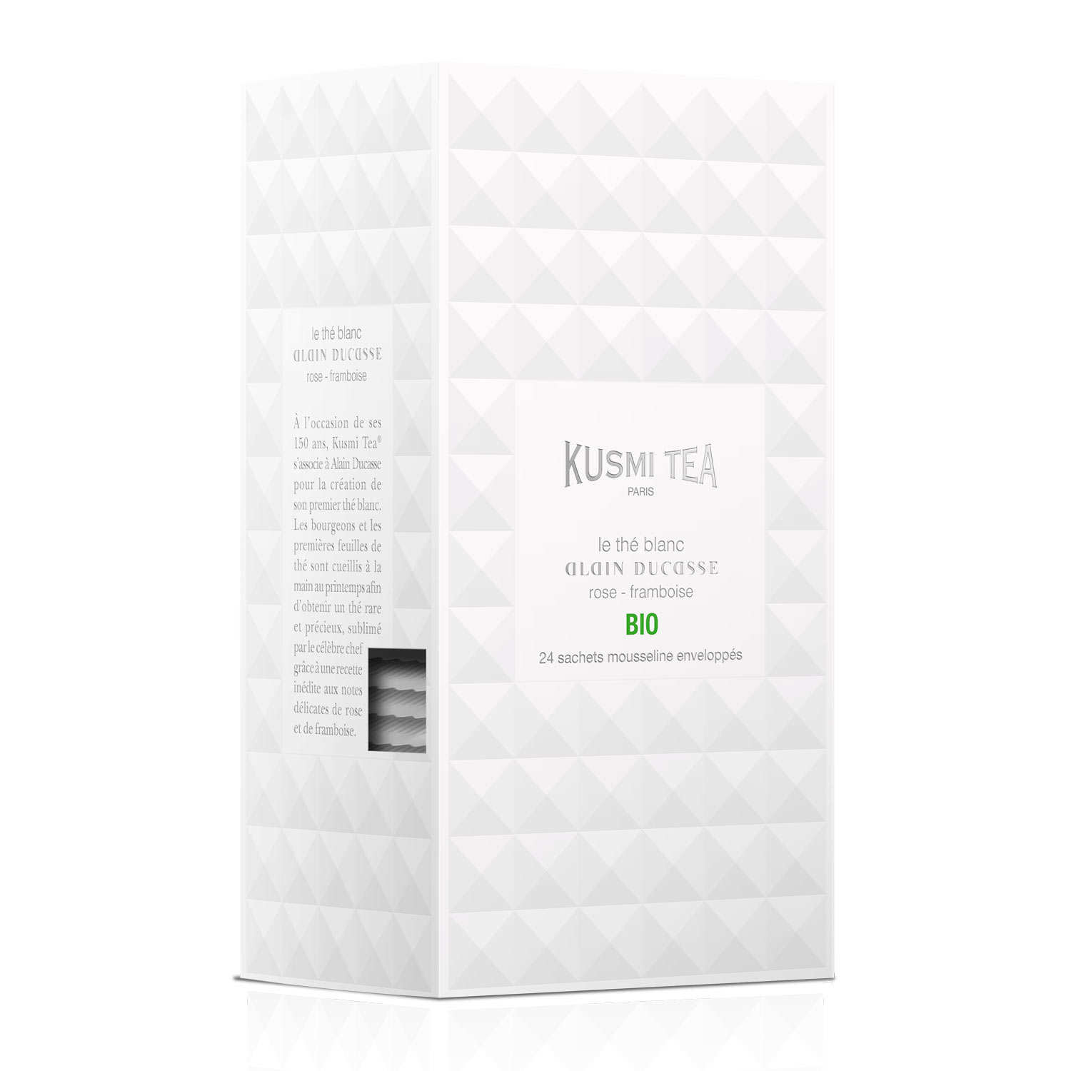 Le thé blanc bio d'Alain Ducasse - Sachets mousselines