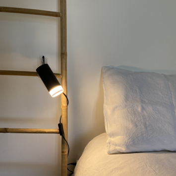 Lutec Connect klemspot Klipa zwart LED, wit en gekleurd licht