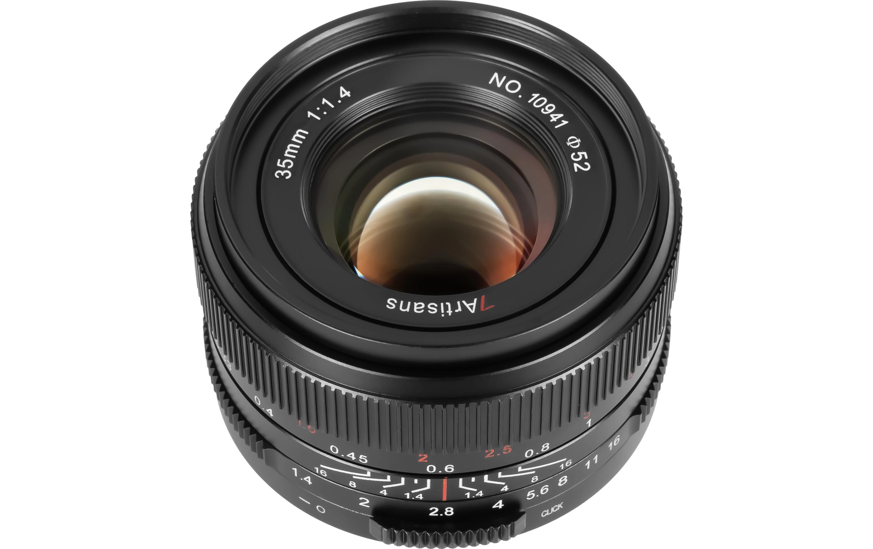 Festbrennweite 35mm F/1.4 Mark III FF Schwarz – Canon RF<br>Unauffälliges Rundum-Objektiv für den täglichen Gebrauch