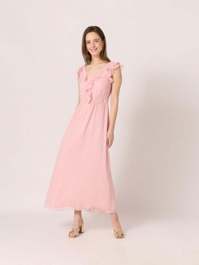 Robe longue cintrée