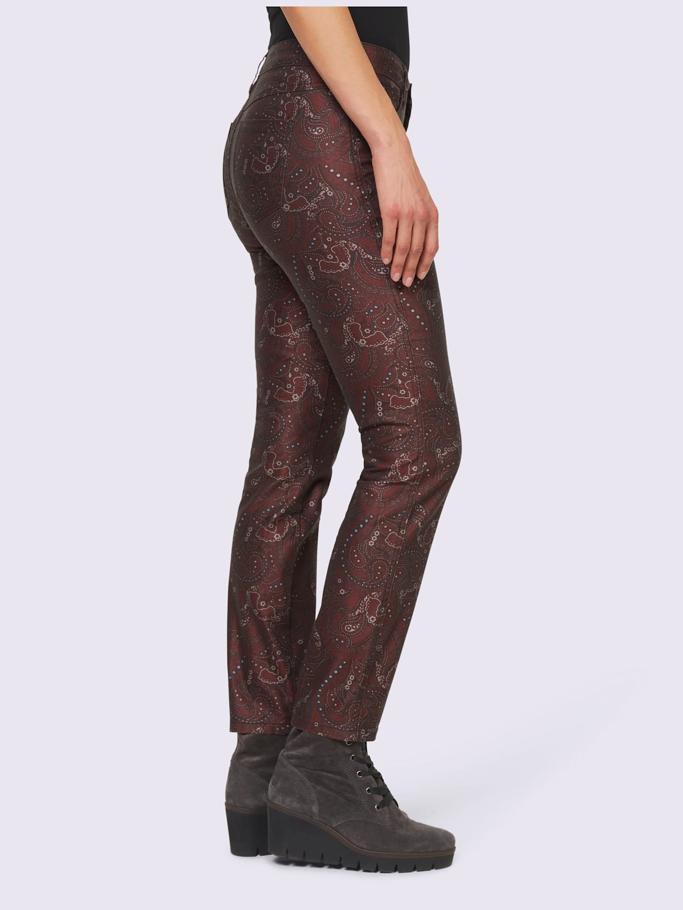Pantalon imprimé 72% coton