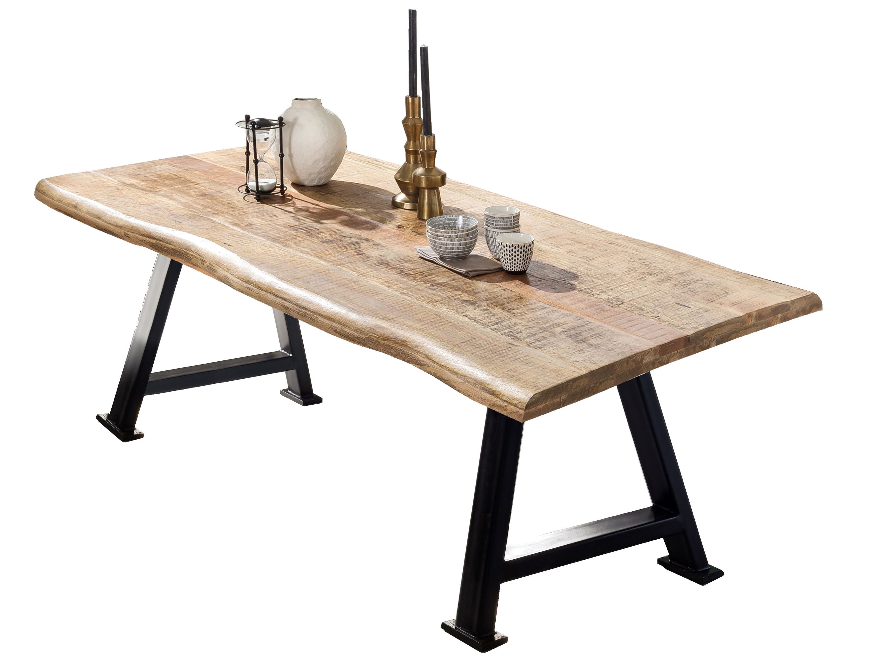 Tischplatte 100x200 Mangoholz Esstisch Schreibtisch DIY Esszimmer Küche Tisch