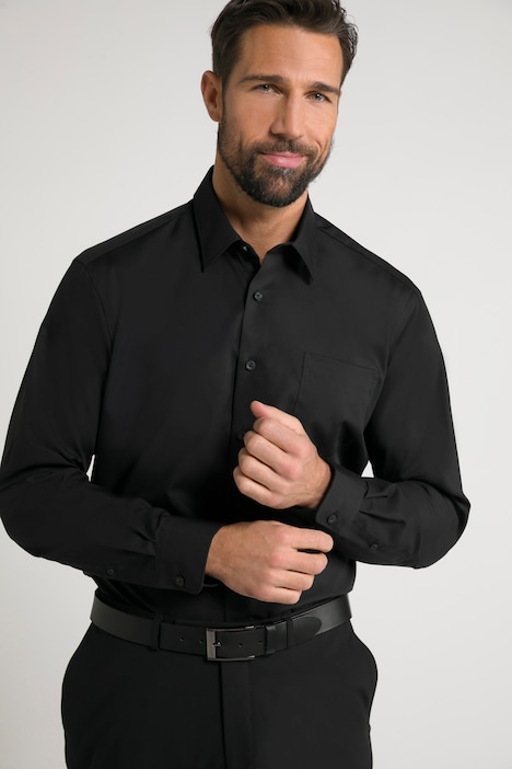 Hemd, Business, bügelfrei, Kentkragen, Langarm, Comfort Fit, bis 8XL