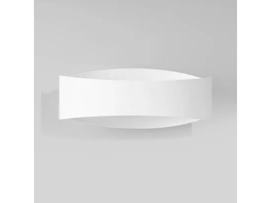 Appliques Toni moderne en acier - 1 sources lumineuses - L.12 x H.12 cm - blanc