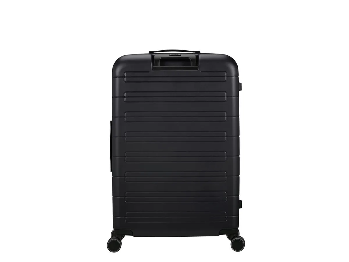American Tourister Spinner, Trolley, Hård skal, Sort, Stor, Polykarbonat (PC), Polyethylenterephthalatfolie (PET)
