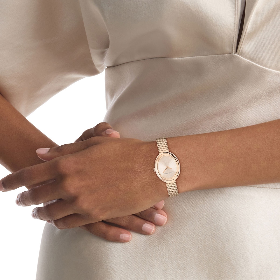 Calvin Klein Twisted Bezel 24mm Rosé