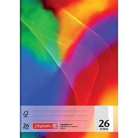 BRUNNEN Schulheft, liniert, Lineatur 4, 16 Blatt, A5