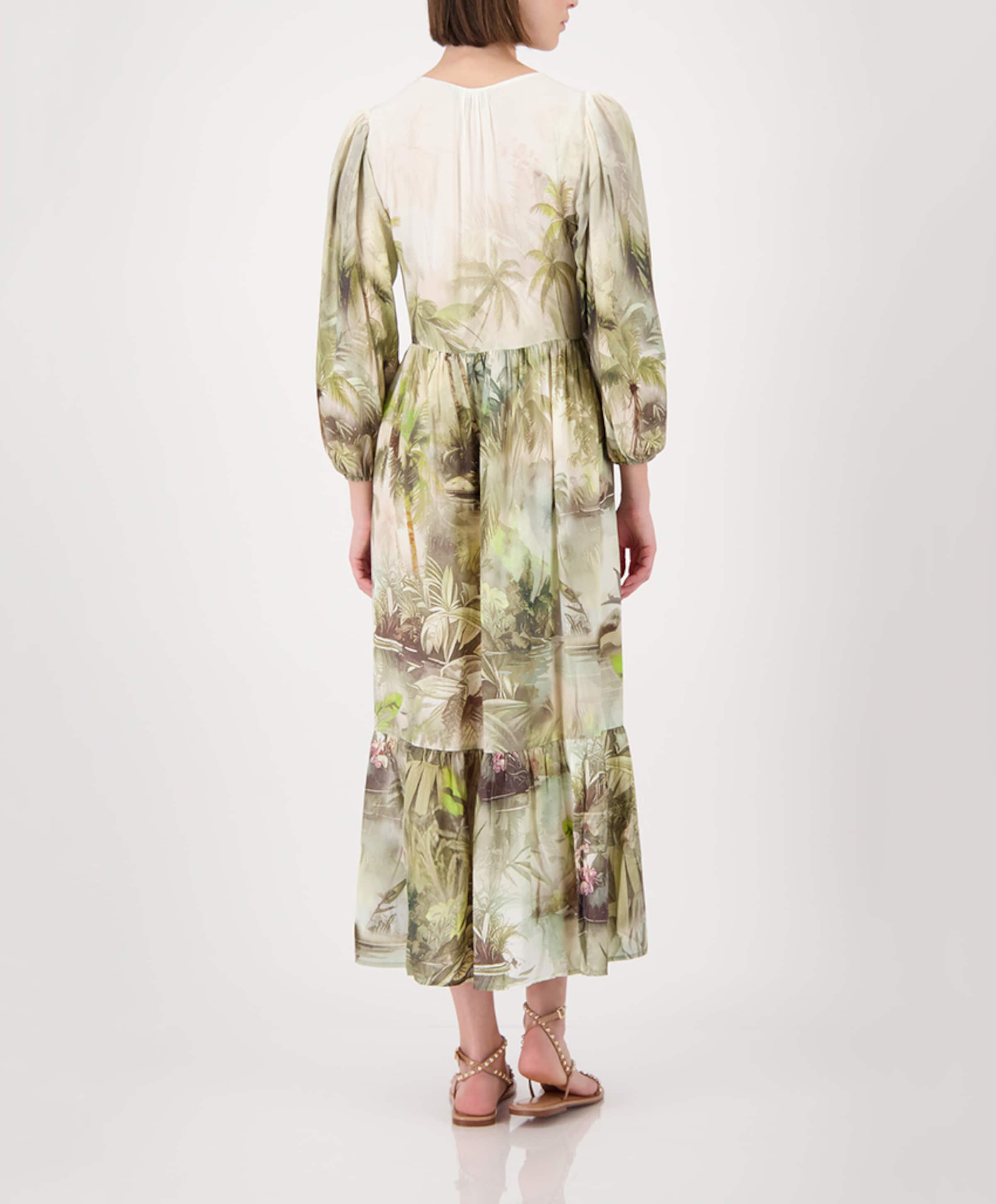 Monari Dames jurk groen