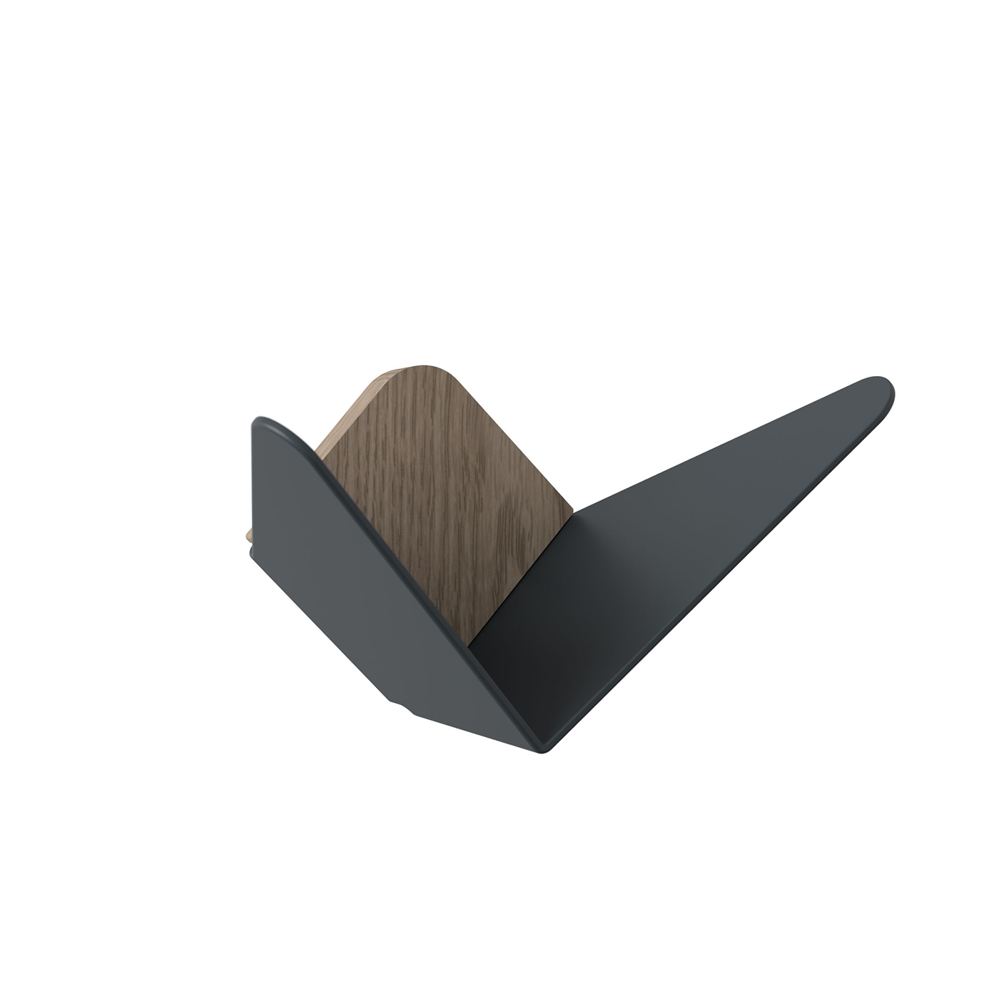 Wandhaak Butterflies mini Antraciet