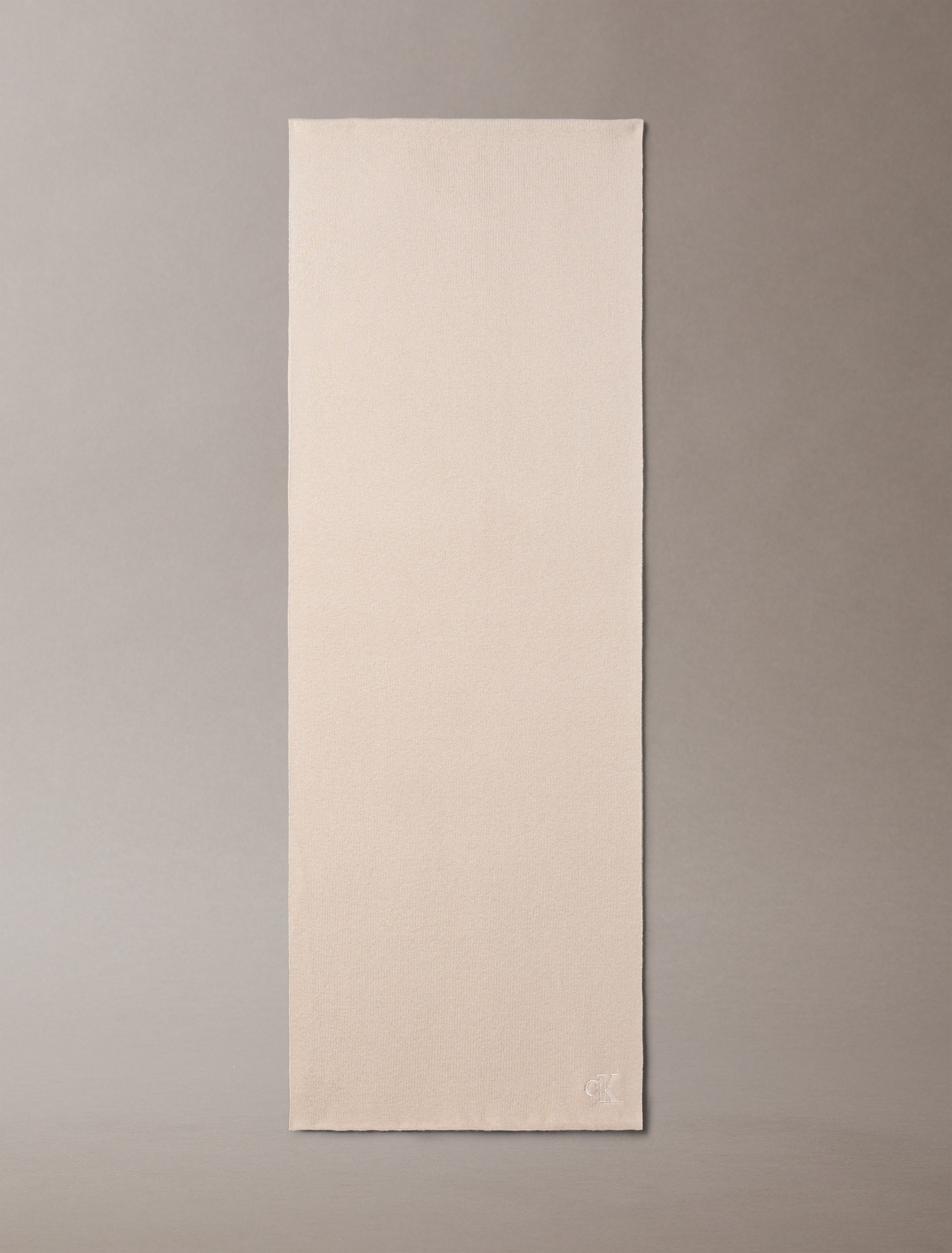 Calvin Klein Modetuch »CK FINE RIB SCARF«, mit klassischem unifarbenen Design