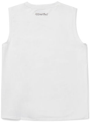 Hyperfied Jersey Knot Tank Top, Snow White