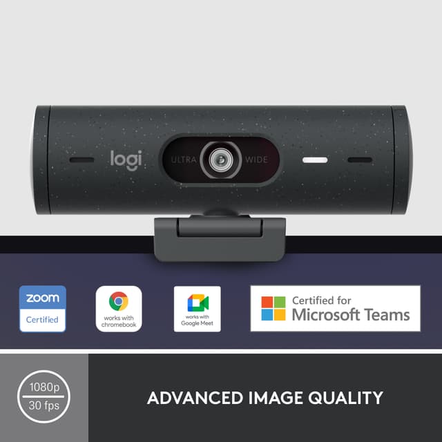 Logitech Brio 500 webkamera (grafit)